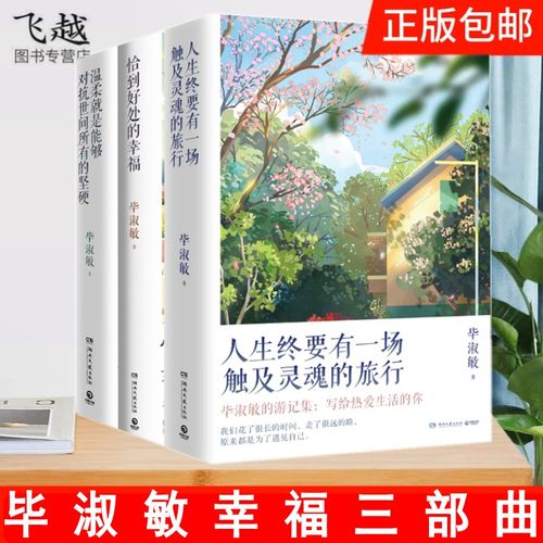 三部曲全3册 恰到好处的幸福 人生终要有一场触及灵魂的旅行  温柔就