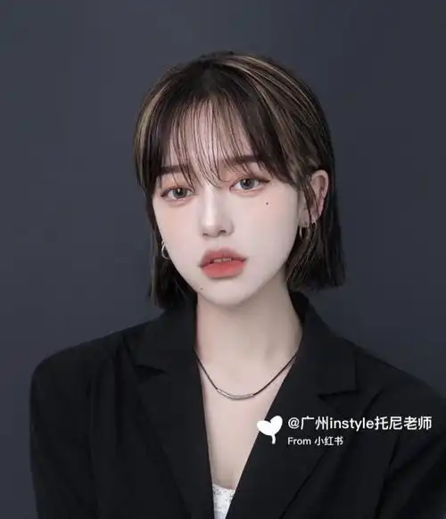 当短发遇到个性挑染超a短发发型!可酷可帅