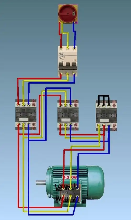星三角启动主线路这样接线对不对