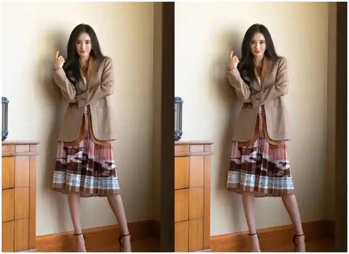 原创杨幂的街拍水准下降到底发生什么但私服穿搭依旧的美