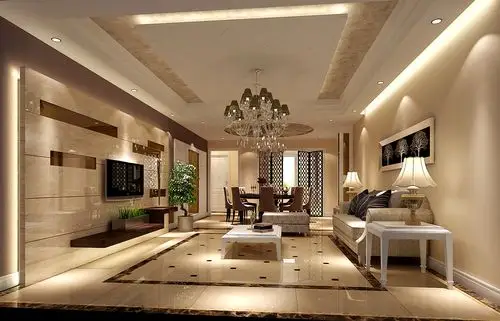 三居港式客厅装修效果图片_装修美图-新浪家居