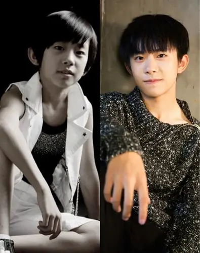 都说女大十八变,其实男大也会十八变,看看千玺接下来几张小时候和长大