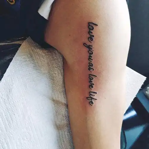 今日作品●情侣纹身小英文