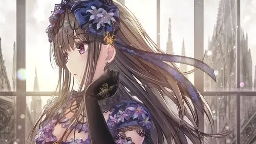 梦幻中的女孩,动漫人物-回车桌面