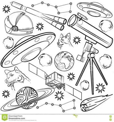 星系的简笔画宇宙星球太阳系简笔画七大星系的简笔画