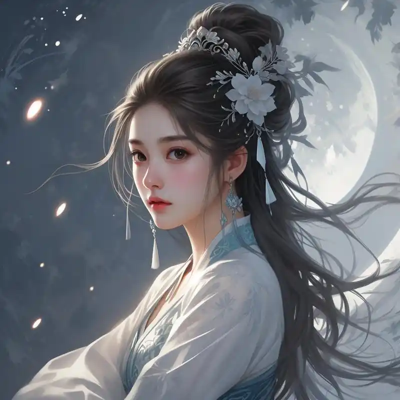 仙气清冷0269♀15绝美古风头像93 绝美古风头像,每一张都仙气