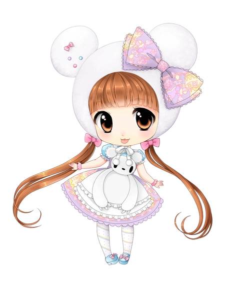 27张简笔画人物女孩可爱,q版动漫人物简笔画萌女动漫可爱简笔画图片