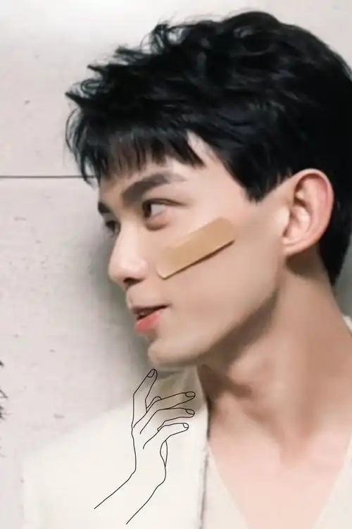 谁懂啊超喜欢99的一组帅图吴磊侧颜天花板#9岁摄影师拍胡歌吴磊