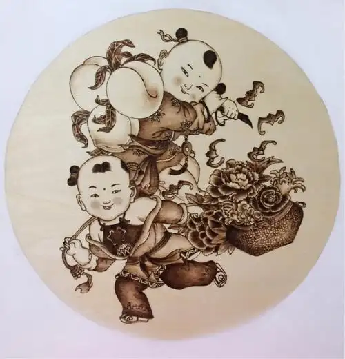 烙画作品