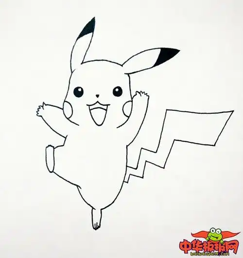 最可爱的皮卡丘怎么画,皮卡丘可爱简单画法