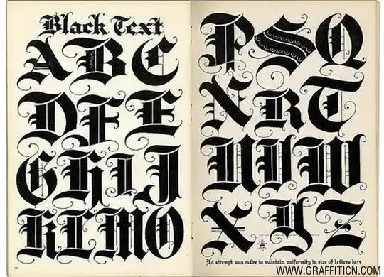 歌特试古英语26个字母怎么写