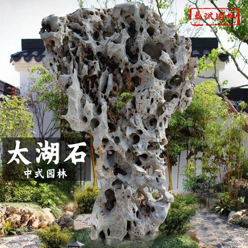天然原石太湖石造型奇石精品观赏石中式庭院观赏石摆件园林假山石