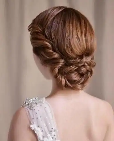 新娘盘发发型图片欣赏 尽显高贵优雅气质