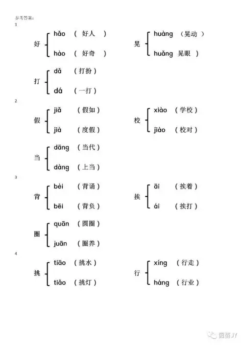 假的多音字组词(假的多音字组词语组词)