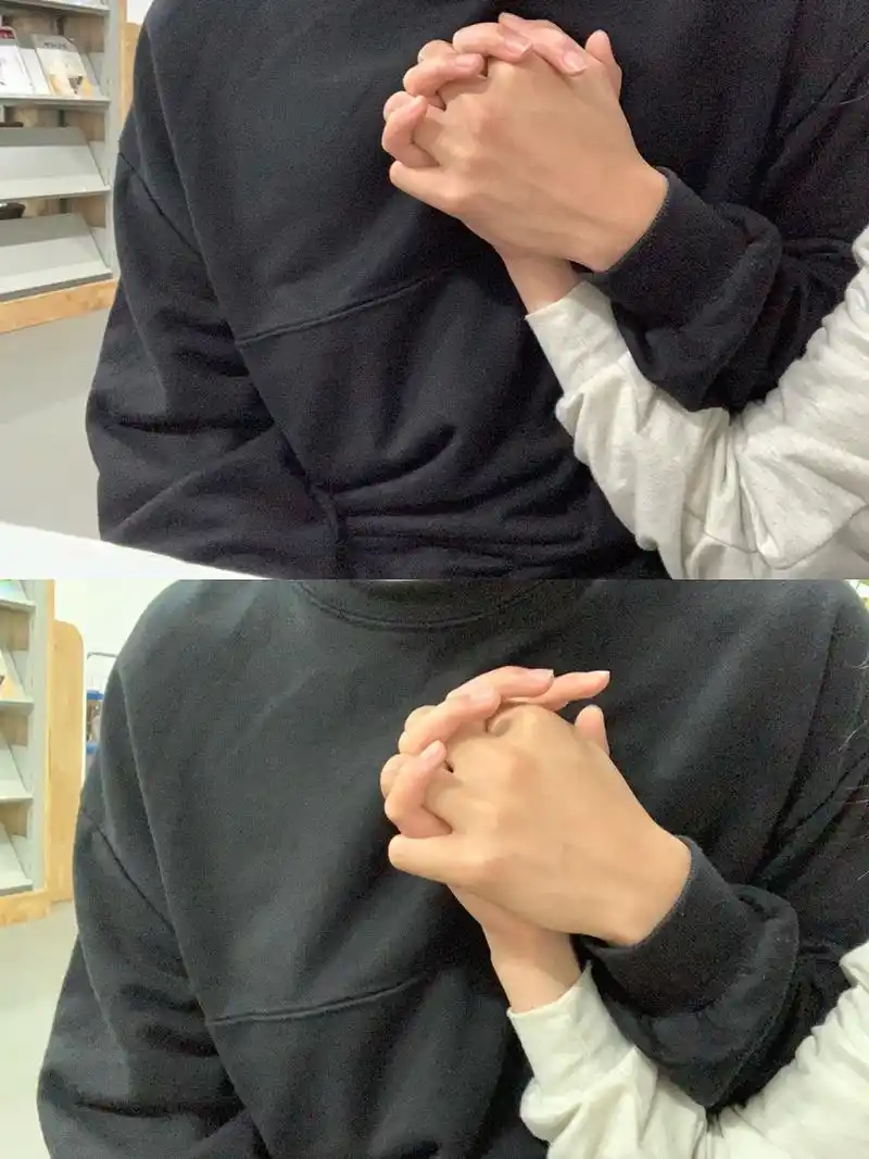 和男朋友的牵手照合集 记录一下!嘻嘻