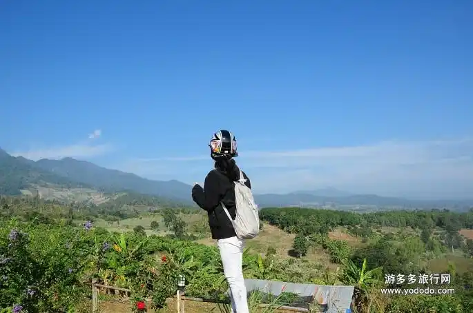 仰望蓝天的空间