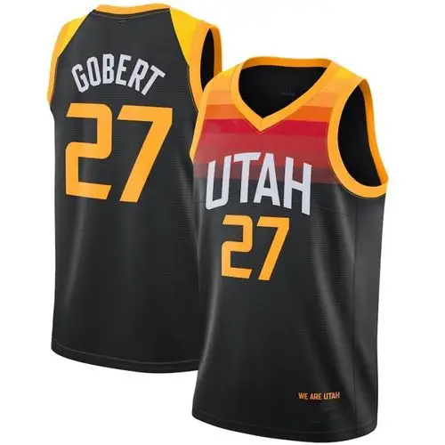 ss144-jazznba爵士队球衣#45 gobert 2021新赛季篮球服批发外贸