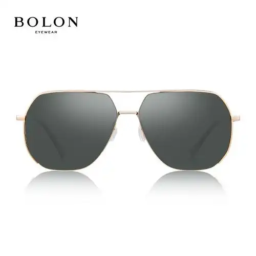 暴龙眼镜男 高清偏光太阳镜 新款飞行员框墨镜 驾驶镜 bl7021 c60