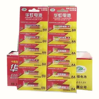 华虹电池6粒卡地摊庙会玩具电池性价比高大量批发郑州-阿里巴巴