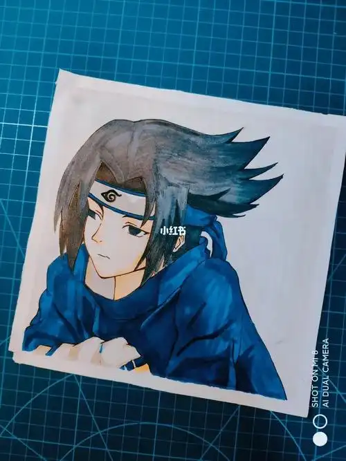 火影忍者佐助绘画过程