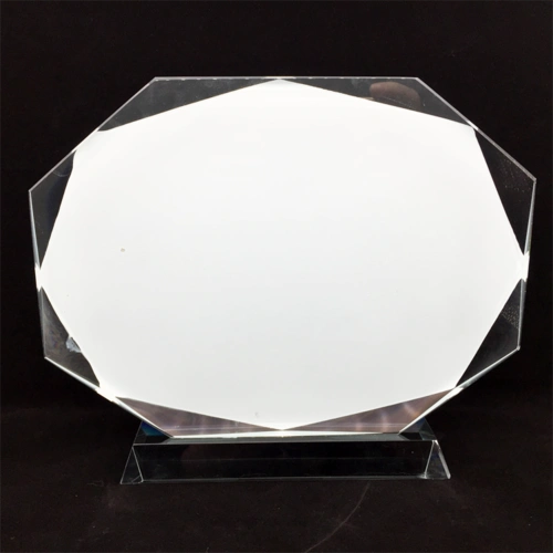 3d 升华空白八角形屏幕水晶相框