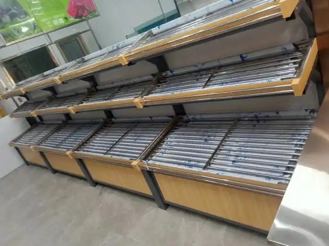 超市货架生鲜店蔬菜架钱大妈三层不锈钢架子