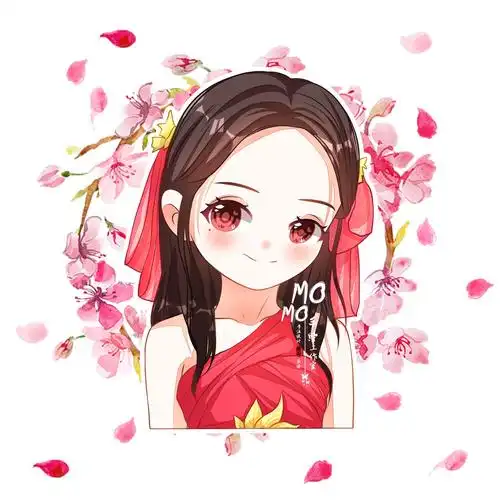 迪丽热巴q版手绘头像壁纸mo绘屋v1397