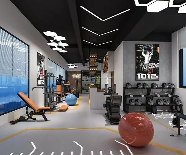 最新上海健身房设计装饰效果图-【城起设计公司】装修效果图