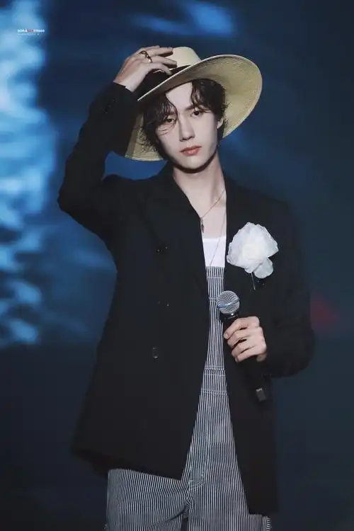 191102 陈情令南京演唱会 草帽博 @uniq-王一博 cr:logo