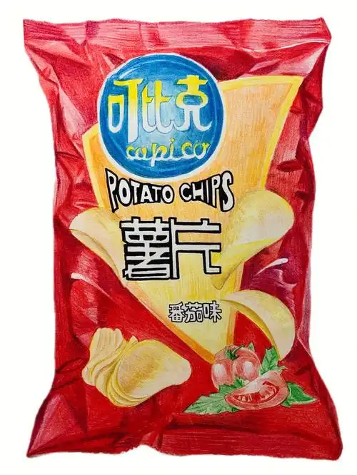 画画  #童年的味道  #童年零食回忆杀  #彩铅手绘  #彩铅 #彩铅绘画