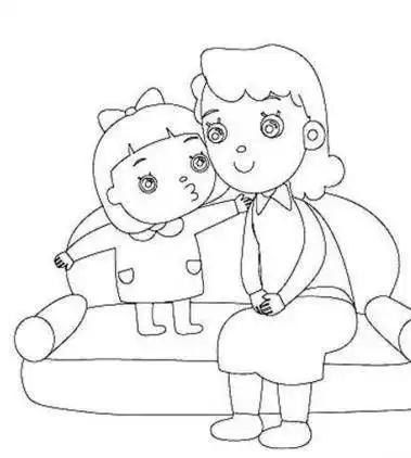 我的妈妈简笔画我的妈妈简笔画图片