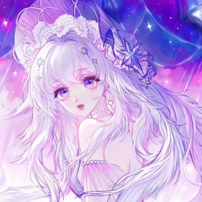 紫色系女生仙气头像 不要问我为什么这么久都没更新,没有为什么,就是