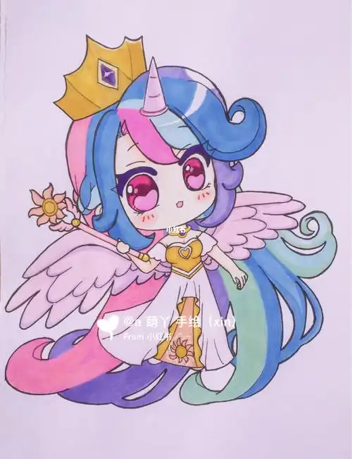 迷你世界q版人物手绘画线稿原创宇宙公主上_绘画_迷你_手绘_简笔画