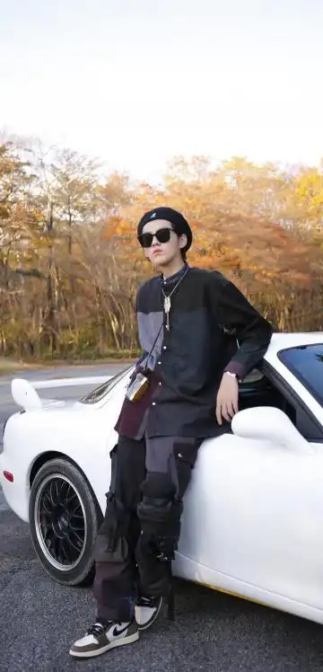 潮流霸气男神吴亦凡帅气街拍写真