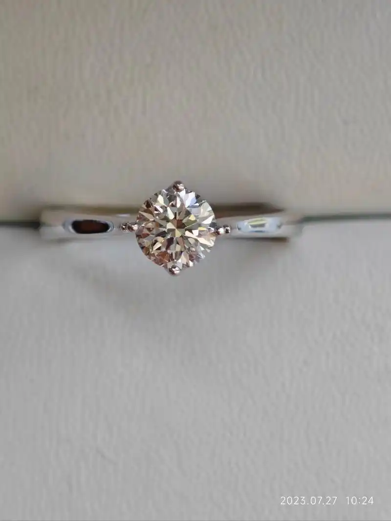 周大福绝版天鹅71分钻石戒指钻戒67圈口15号 周大福绝版天鹅71分