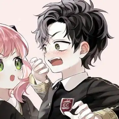 温馨浪漫的动漫情侣头像一左一右,我要的爱只在你身上存在