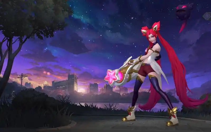 lol手游星之守护者金克斯皮肤展示