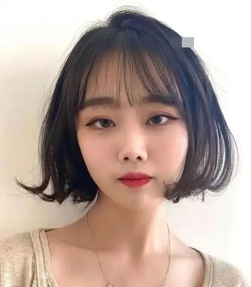 分享几组适合不同脸型的刘海短发!