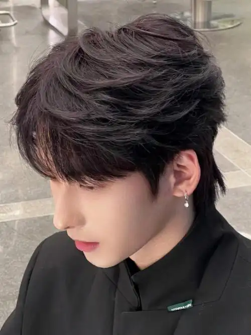 干净简约这个韩系微分发型帅到心巴里了