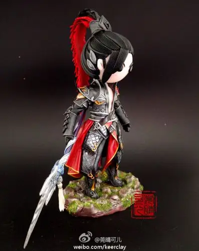 《剑网三》可儿软陶之定国套碎魂军爷