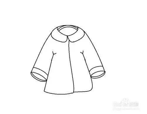 怎么画儿童外套