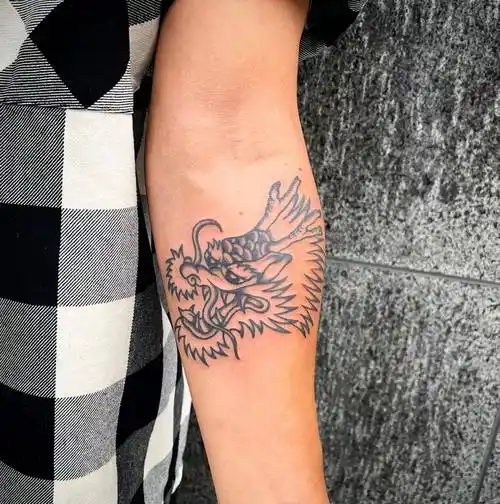 男子纹身揭露真相,2021年向大s表白_手臂_图案_有关