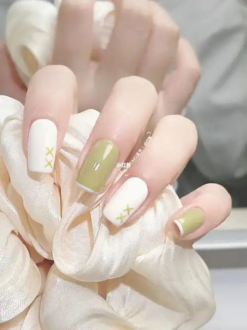 美甲  #日式美甲  #ins美甲  #夏天美甲  #显白美甲  #夏日显白美甲