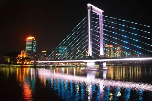 【随拍】 宁波"甬江大桥"夜景/申吉光摄