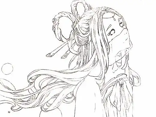 手绘-百妖集线稿