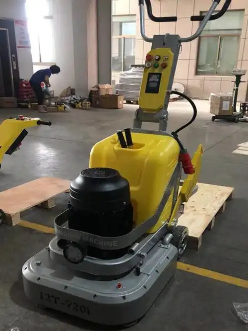 720固化地坪研磨机遥控式固化地面打磨机12头变频研磨机