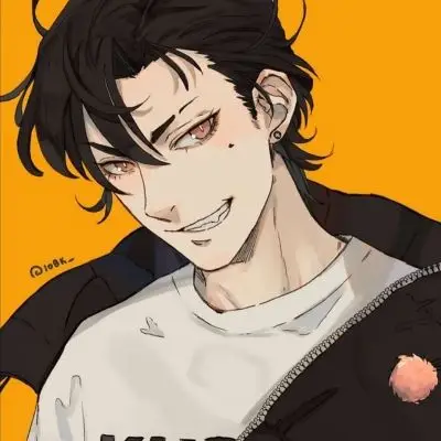 唐崎夜雨手绘超酷动漫男头画师1o8k