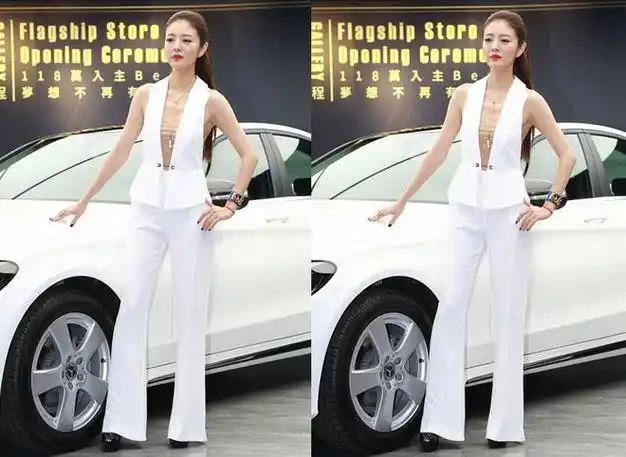 安以轩生娃之后"瘦太多",肉感身材变骨感,连马甲都撑不起来|西装|裸色