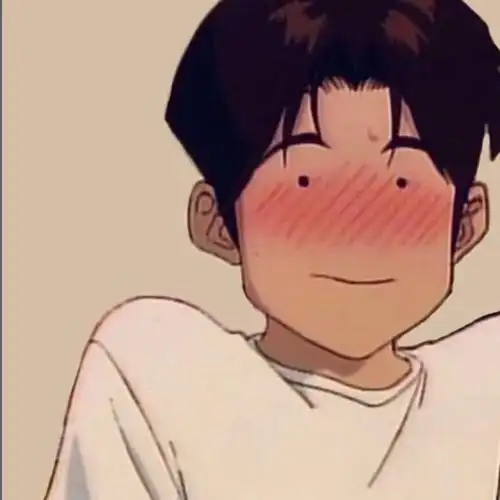 请问这个害羞的男孩是情头吗