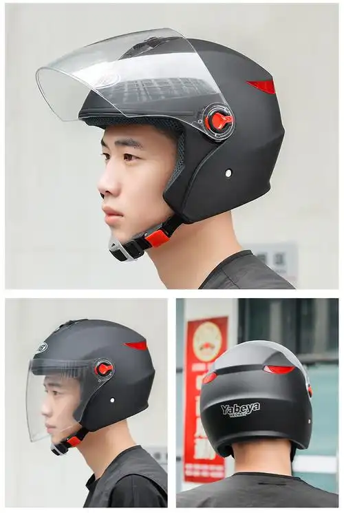 头盔电动车秋冬电动车头盔秋冬季男女士保暖挡风防寒安全帽电瓶车头灰